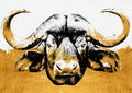 Negro y Dorado 189 - cuadro decorativo en canvas