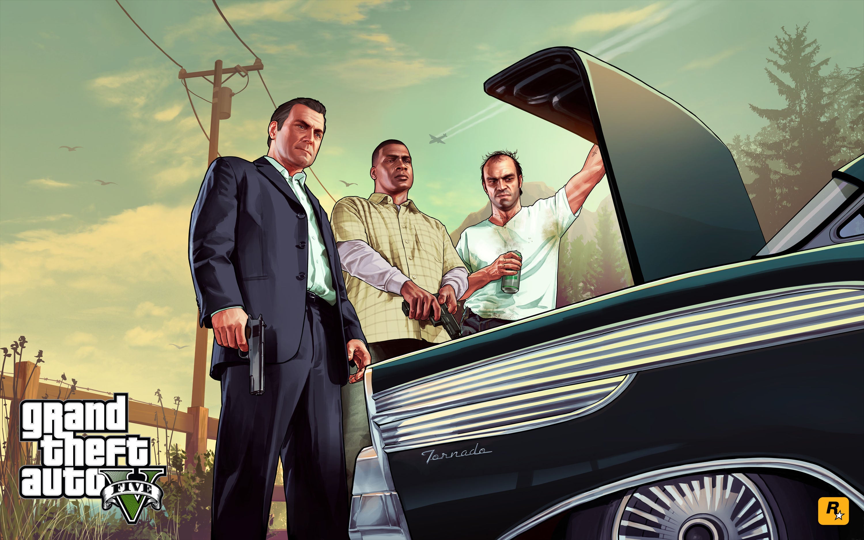 Grand Theft Auto 012 - cuadro gamer decorativo en canvas