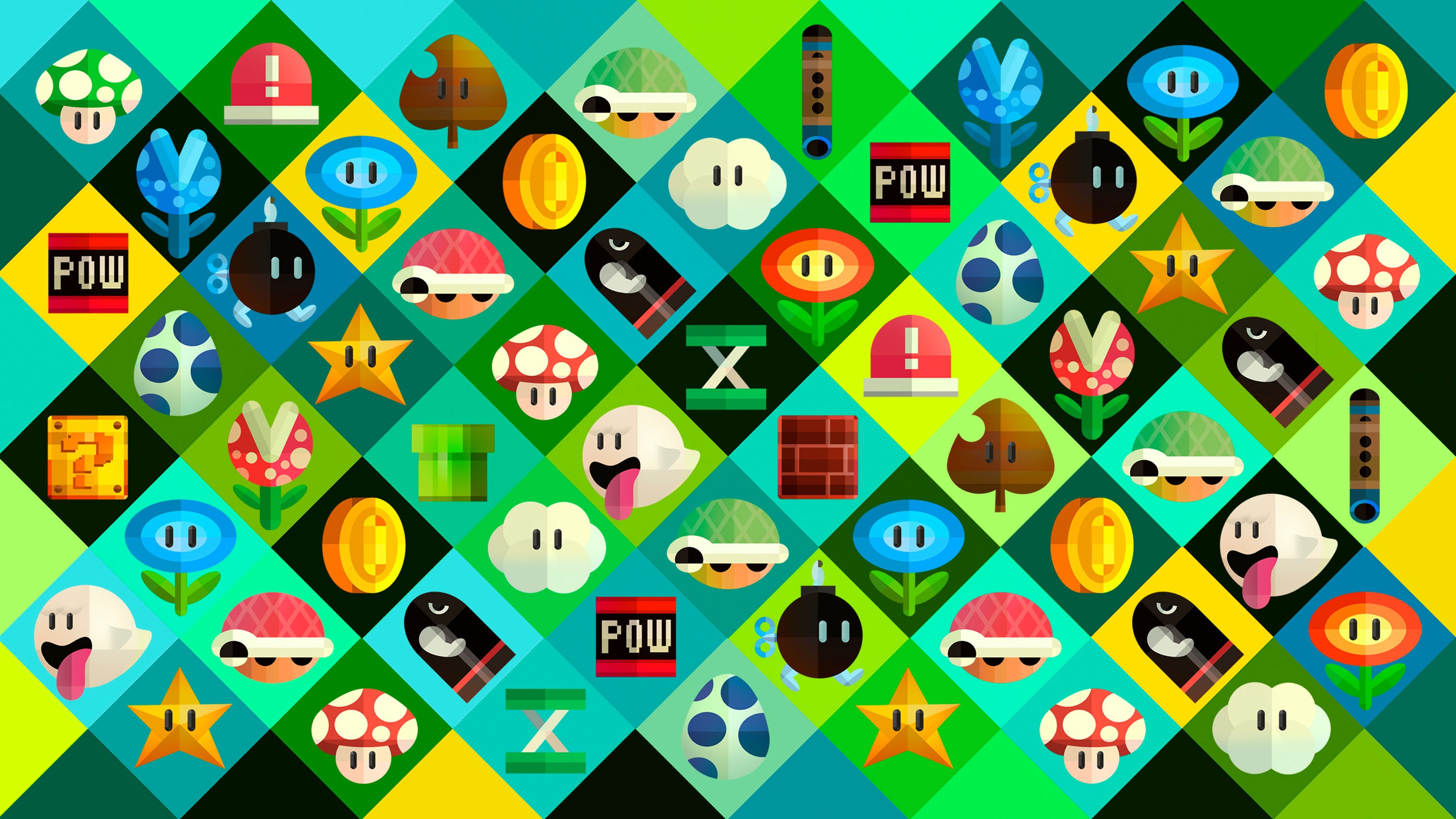 Mario 018 - cuadro gamer decorativo en canvas