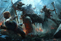 God of War 008 - cuadro gamer decorativo en canvas