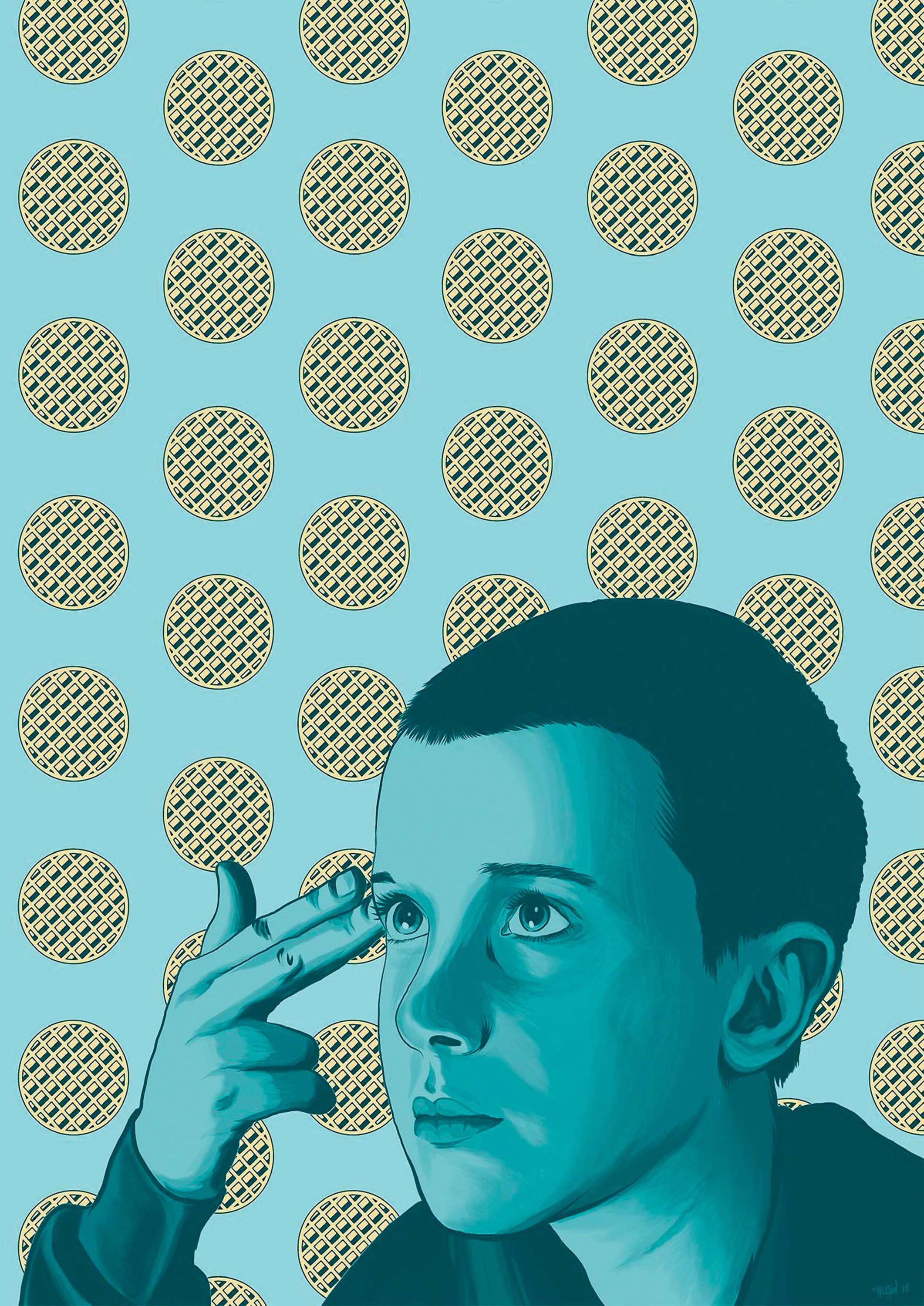 Stranger Things 004 - cuadro decorativo en canvas