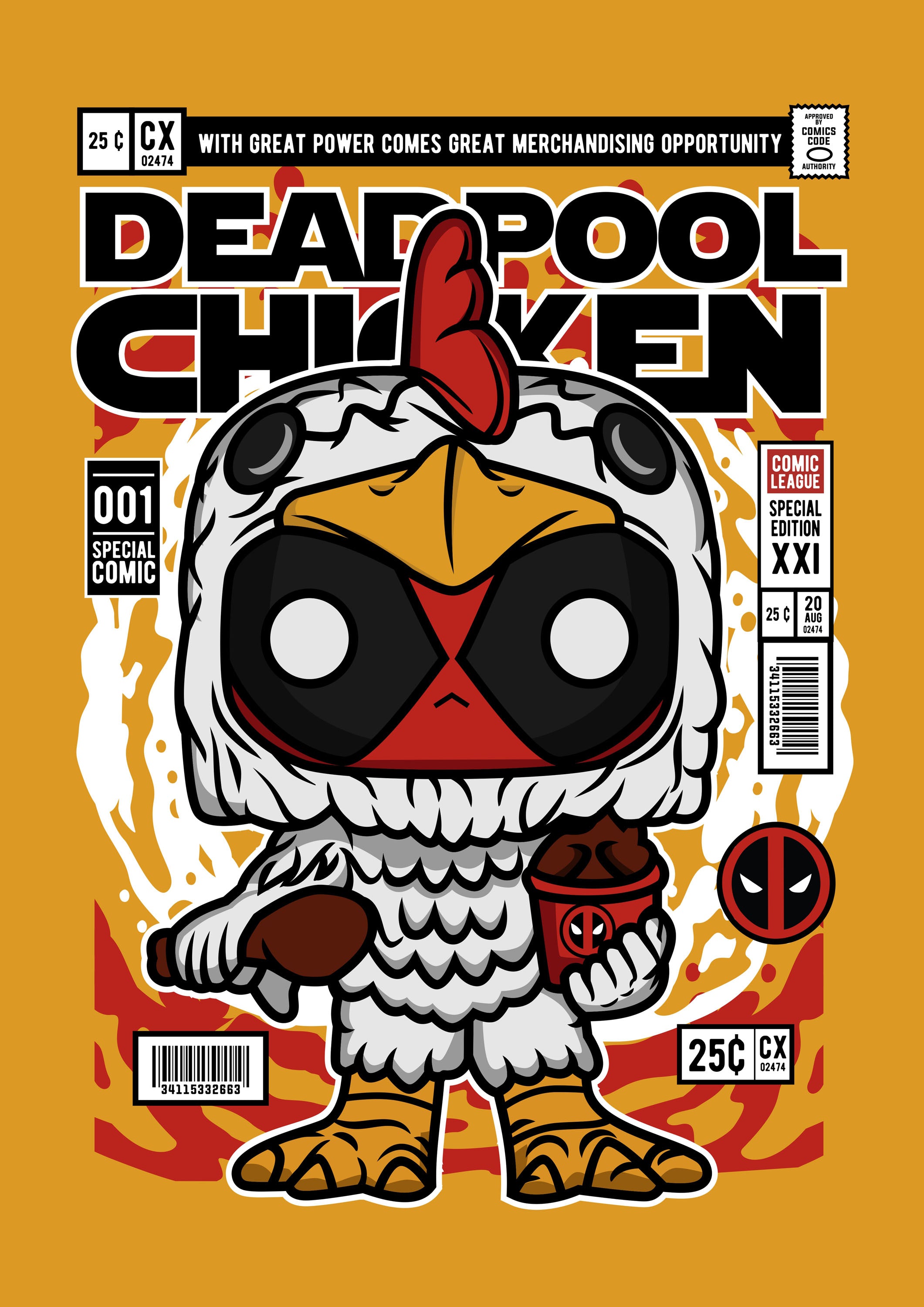 Funko Marvel 015 - cuadro decorativo en canvas