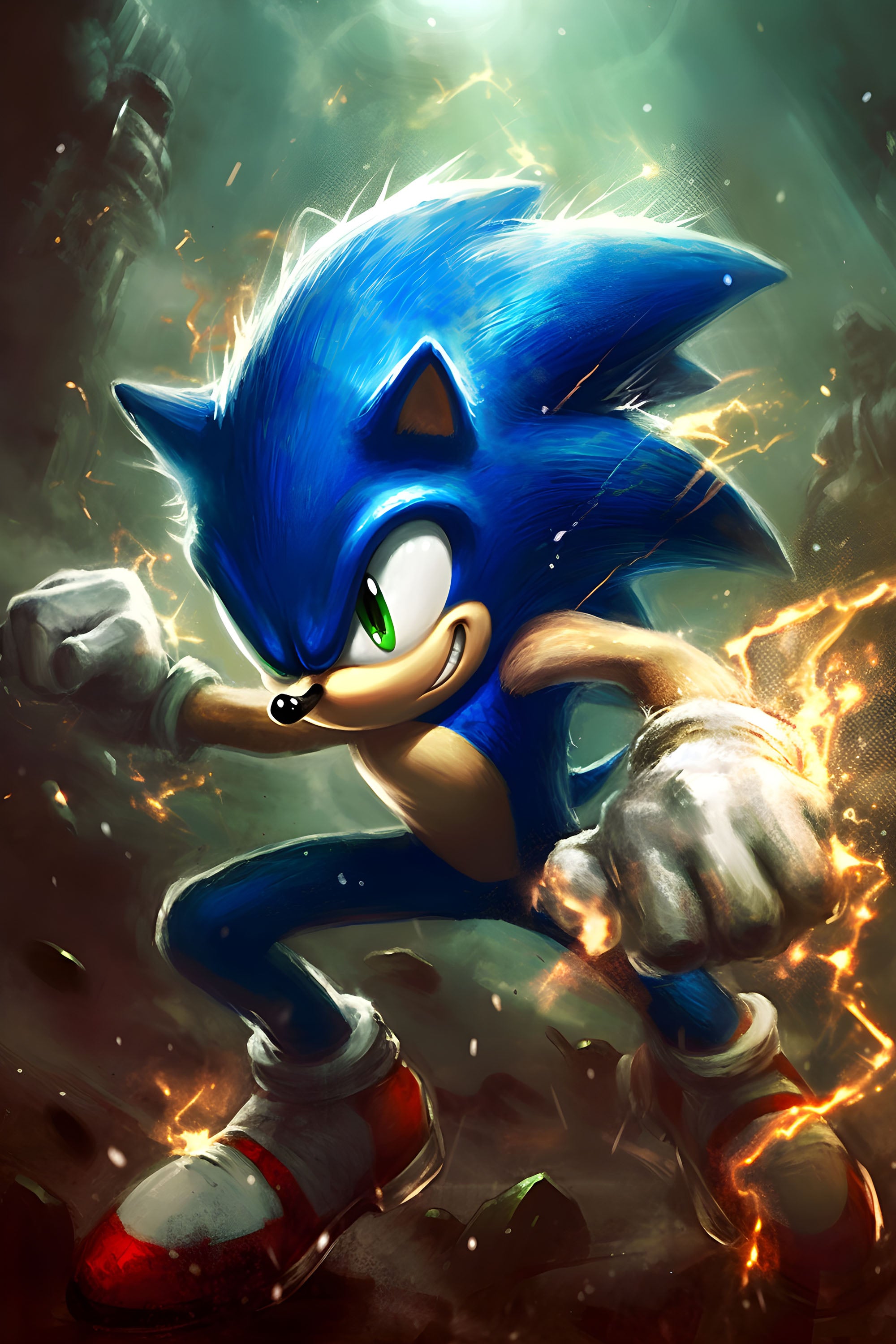 Sonic 029 - cuadro gamer decorativo en canvas