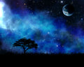 Paisaje nocturno 005 - Cuadro canvas Canvaradas