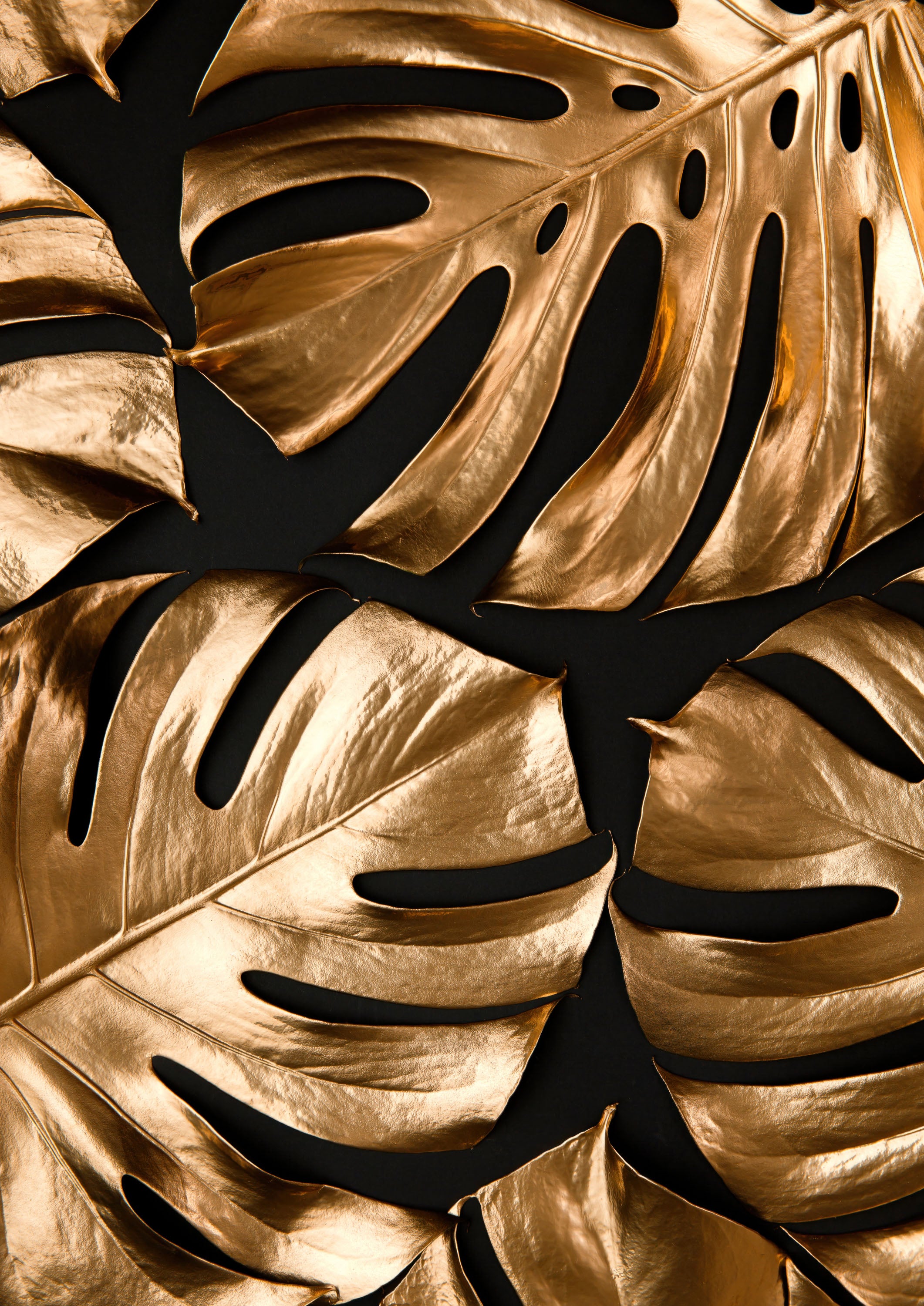 Negro y Dorado 064 - cuadro decorativo en canvas